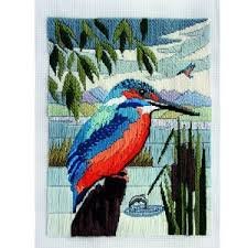 Long Stitch Kingfisher